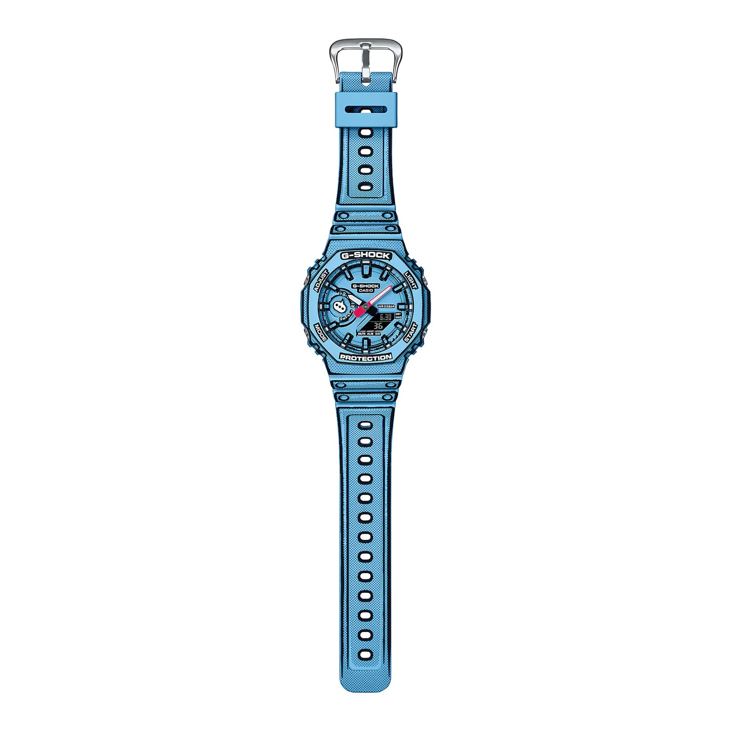 G1579 Casio | G-SHOCK GA-2100MNG-2ADR Blue Dial Watch (Unisex)