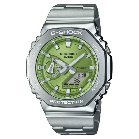 G1611 CASIO | G-SHOCK GM-2110D-3ADR Lime Green Dial Watch (Men) - Buy Now at Sai Creations Watches