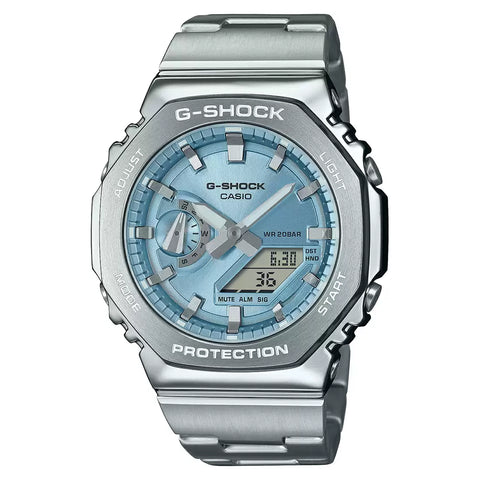 G1613 CASIO | G-SHOCK GM-2110D-2ADR Sky Blue Watch (Men) - Buy Now at Sai Creations Watches