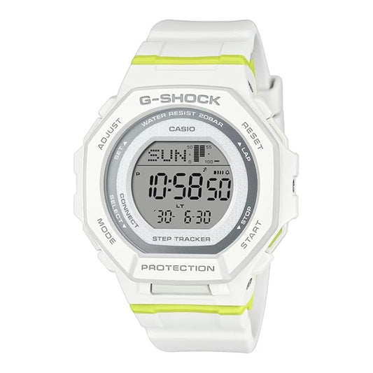 Casio G-Shock Quartz White Dial Digital Resin Women's Watch G1696