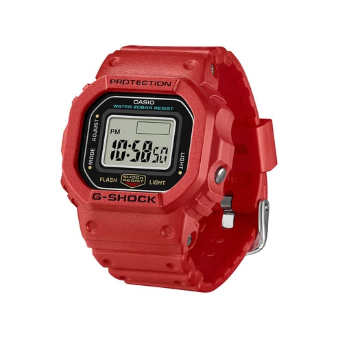 Casio G-SHOCK Nano DWN-5600-4 Digital Red Ring Watch G1750