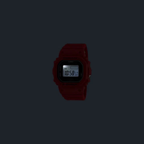 Casio G-SHOCK Nano DWN-5600-4 Digital Red Ring Watch G1750