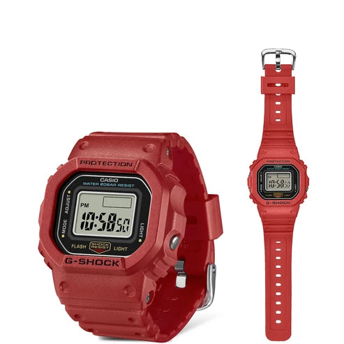 Casio G-SHOCK Nano DWN-5600-4 Digital Red Ring Watch G1750