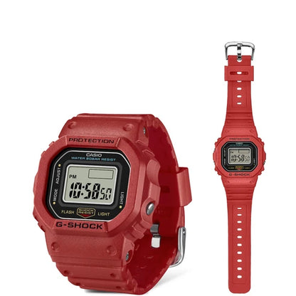 Casio G-SHOCK Nano DWN-5600-4 Digital Red Ring Watch G1750