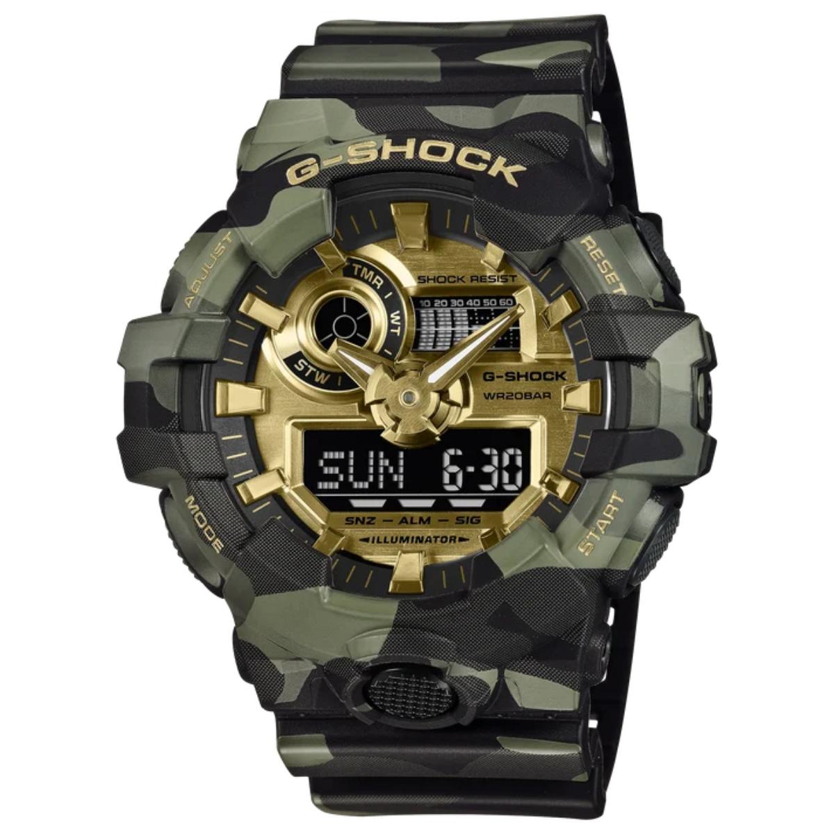 CASIO G-SHOCK GA-700CMG-3 Analog-Digital Resin Men's Watch G1806