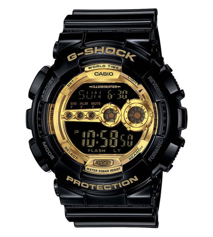 G340 Casio | G-Shock GD-100GB-1DR Black-Gold Analog-Digital Watch G340 Casio | G-Shock GD-100GB-1DR Black-Gold Analog-Digital Watch