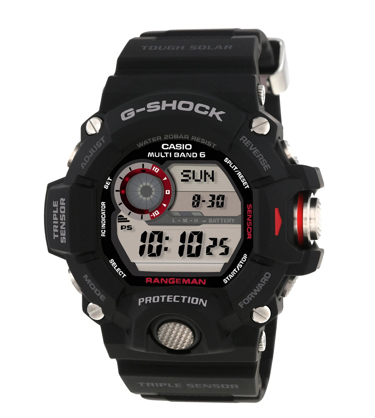 G485 Casio | G-Shock GW-9400-1DR Black Digital Watch (Men)