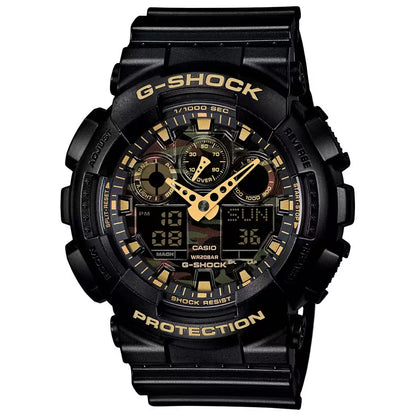 G519 Casio | G-Shock GA-100CF-1A9DR Black Analog Digital Watch (Men)