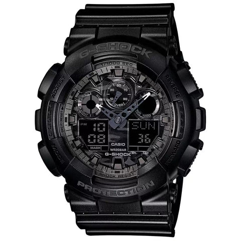 G520 Casio | G-Shock GA-100CF-1ADR Black Analog Digital Watch (Men) - Buy Now at Sai Creations Watches