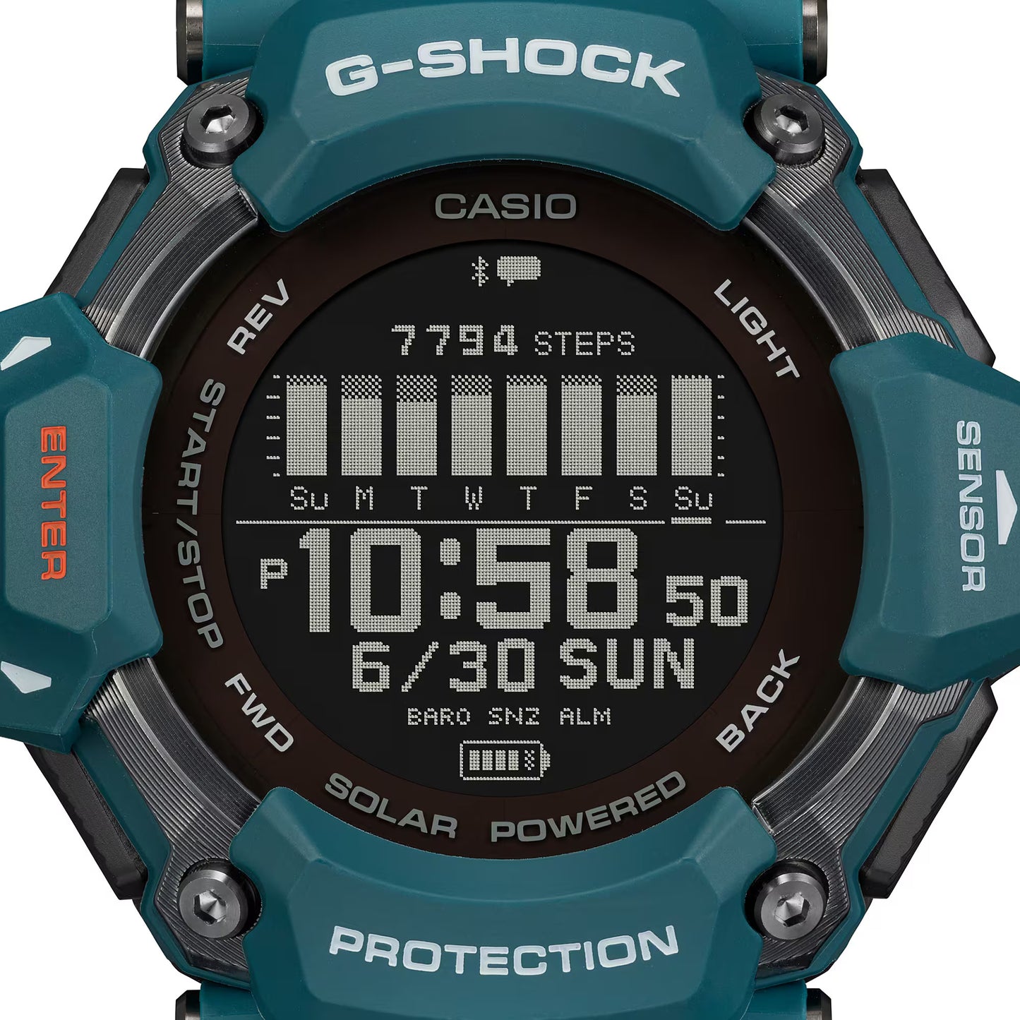 G1383 CASIO | G-Shock GBD-H2000-2DR Blue G-Squad Men's Watch