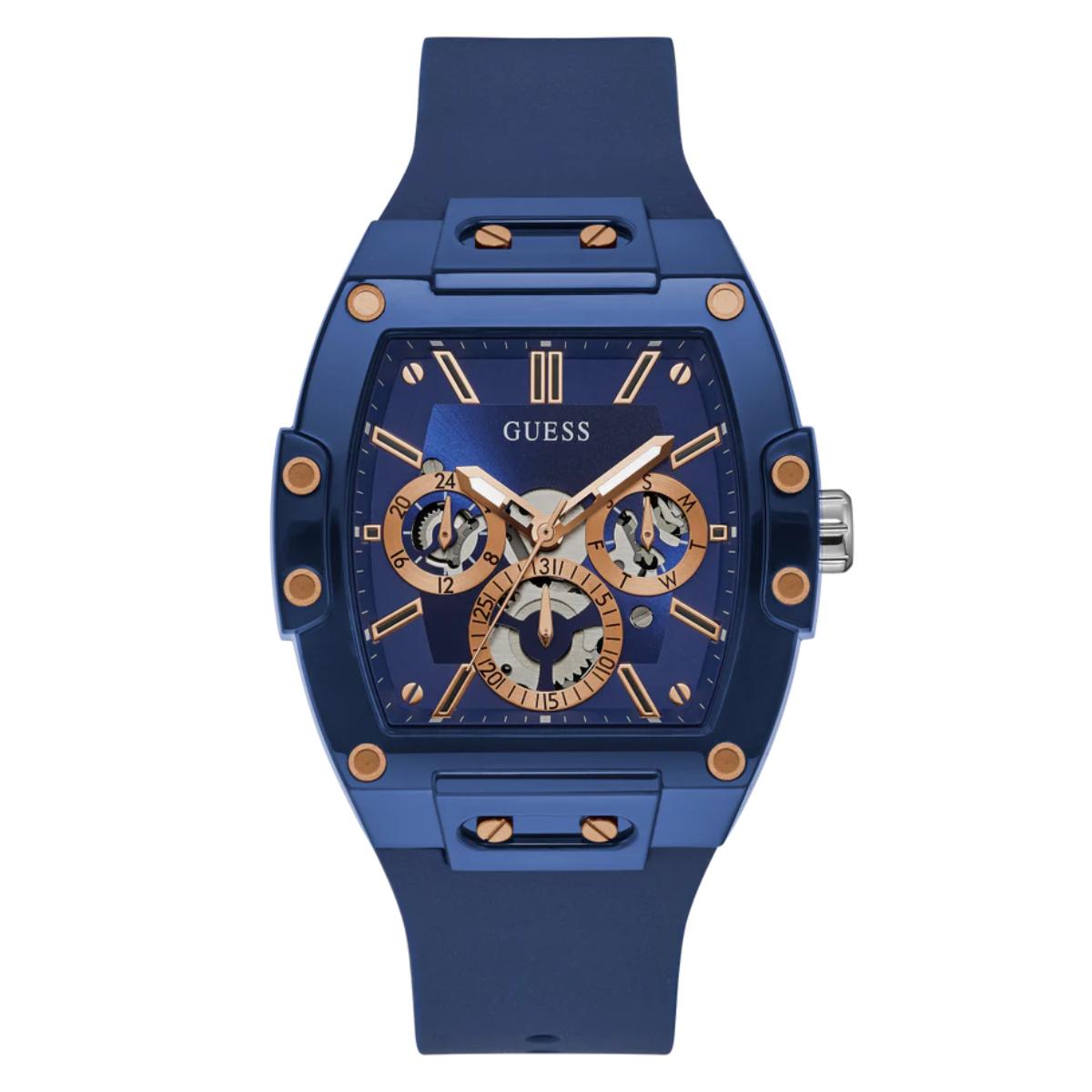 GUESS Quartz Blue Dial Analog Chronograph Men's Watch GW0203G7