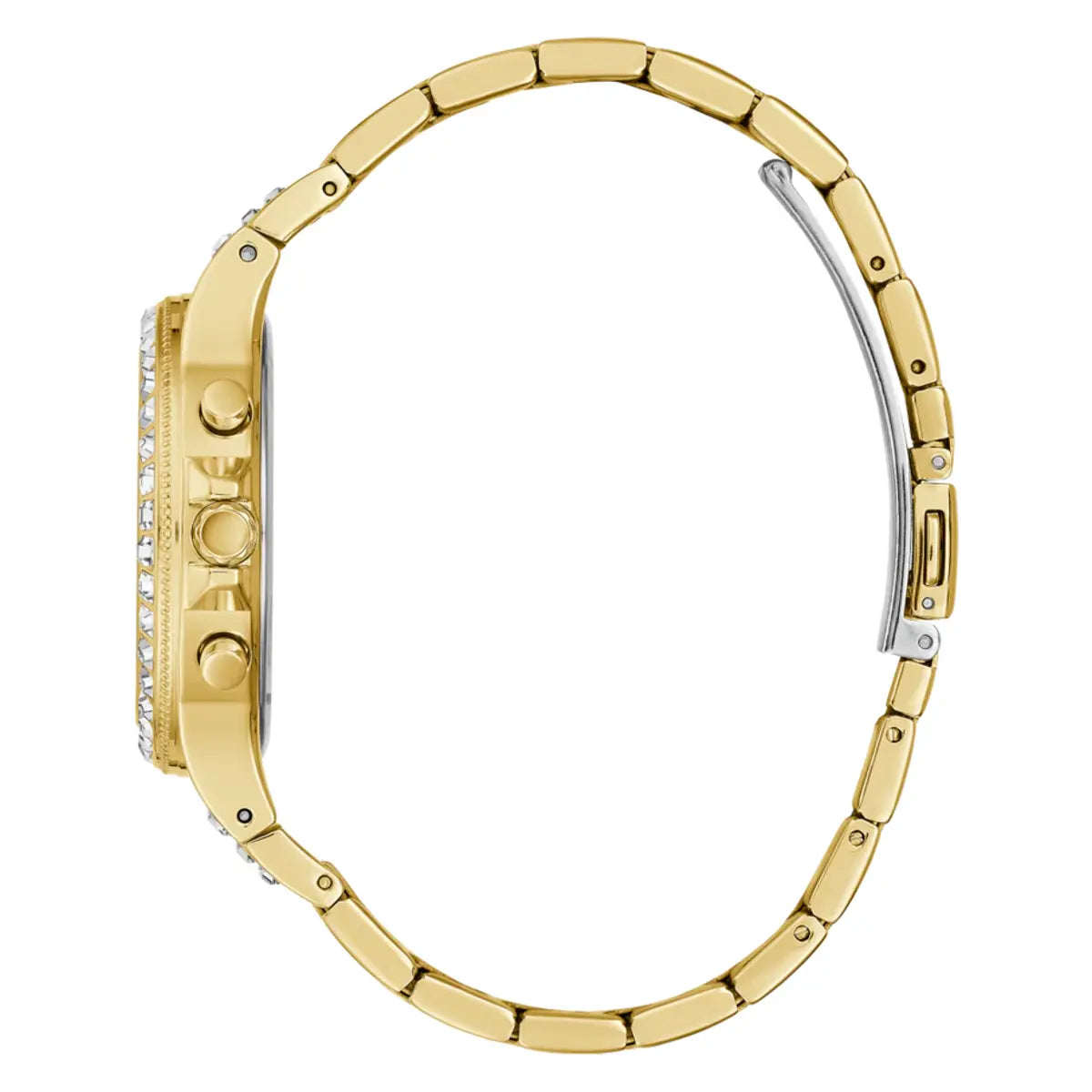 GUESS Gs Moonlight Quartz Champagne Dial Analog Women's Watch GW0320L2