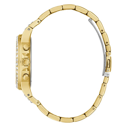 GUESS Gs Moonlight Quartz Champagne Dial Analog Women's Watch GW0320L2