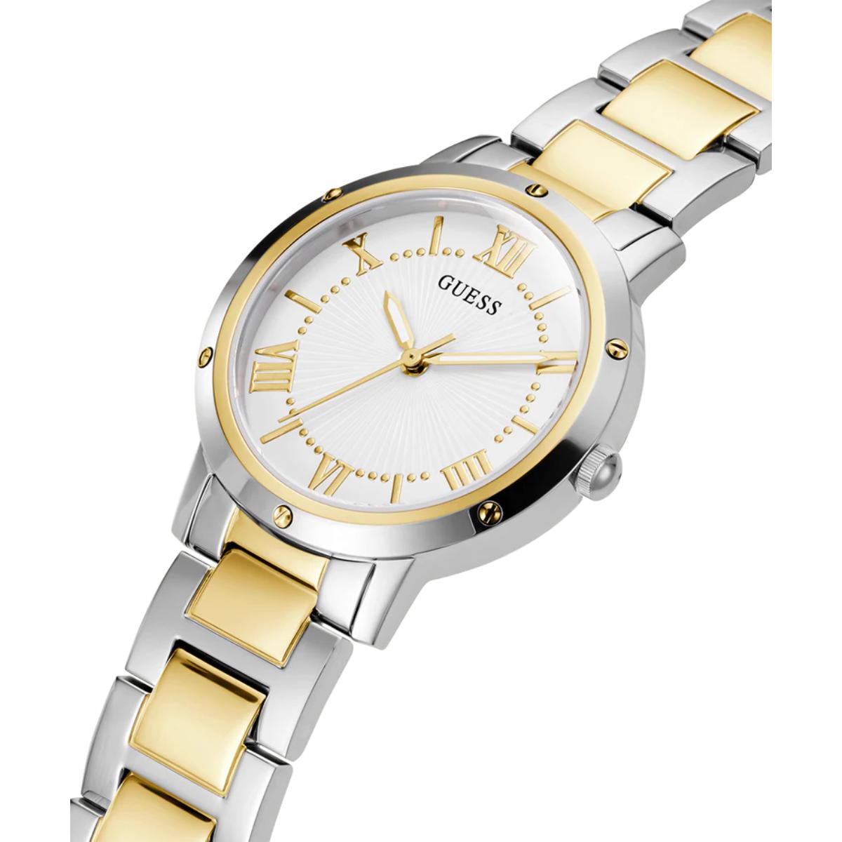 GUESS Quartz DAWN White Round Dial Analog Women's Watch - GW0404L2