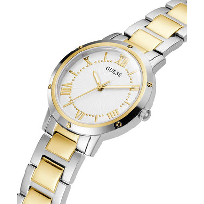 GUESS Quartz DAWN White Round Dial Analog Women's Watch - GW0404L2