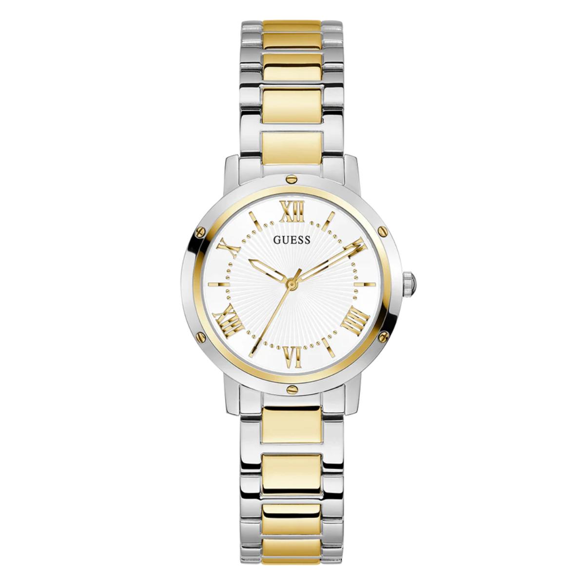 GUESS Quartz DAWN White Round Dial Analog Women's Watch - GW0404L2