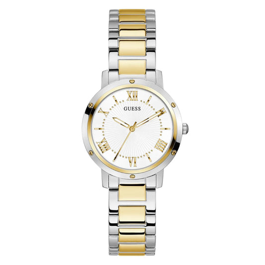 GUESS Quartz DAWN White Round Dial Analog Women's Watch - GW0404L2