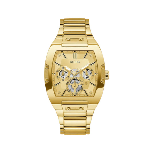 GUESS Phoenix Champagne Dial Stainless Steel Analog Men Watch GW0456G2