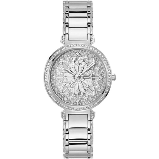 GUESS Lily Silver Dial Stainless Steel Analog Watch for Women GW0528L1