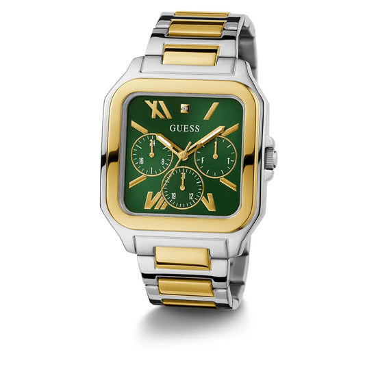 GUESS Dress Square Green Dial Men Watch GW0631G1