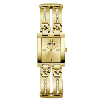 GUESS Mod Champagne Rectangle Dial Quartz Analog Women Watch GW0668L2