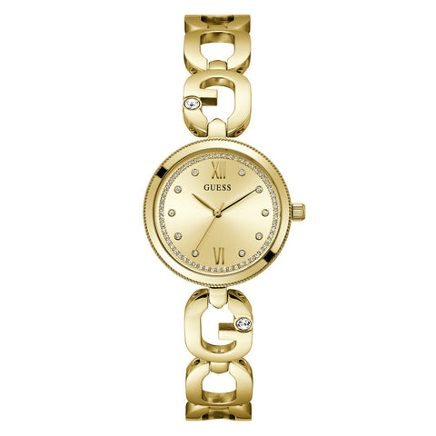 GW0759L2 Guess | Gold Dial Quartz Analog Watch for (Women) - Buy Now at Sai Creations Watches