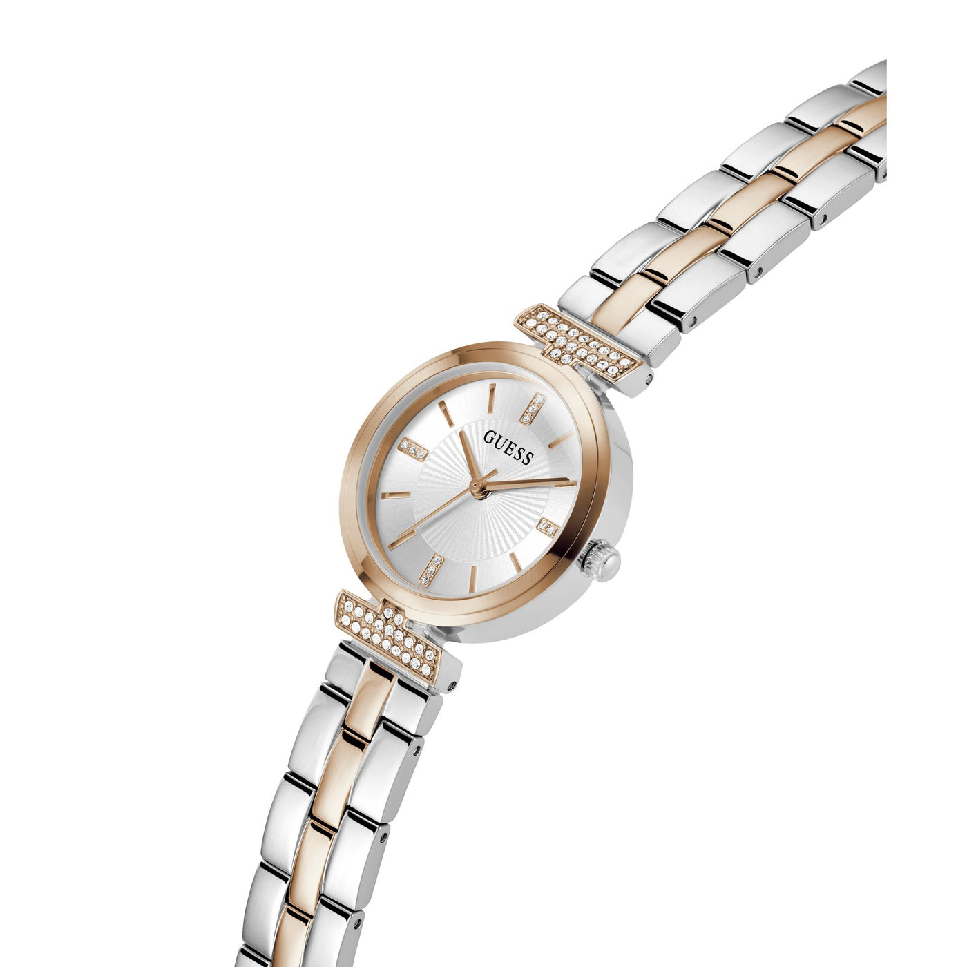 GW0762L4 GUESS | Silver Dial Quartz Analog Watch (Women)