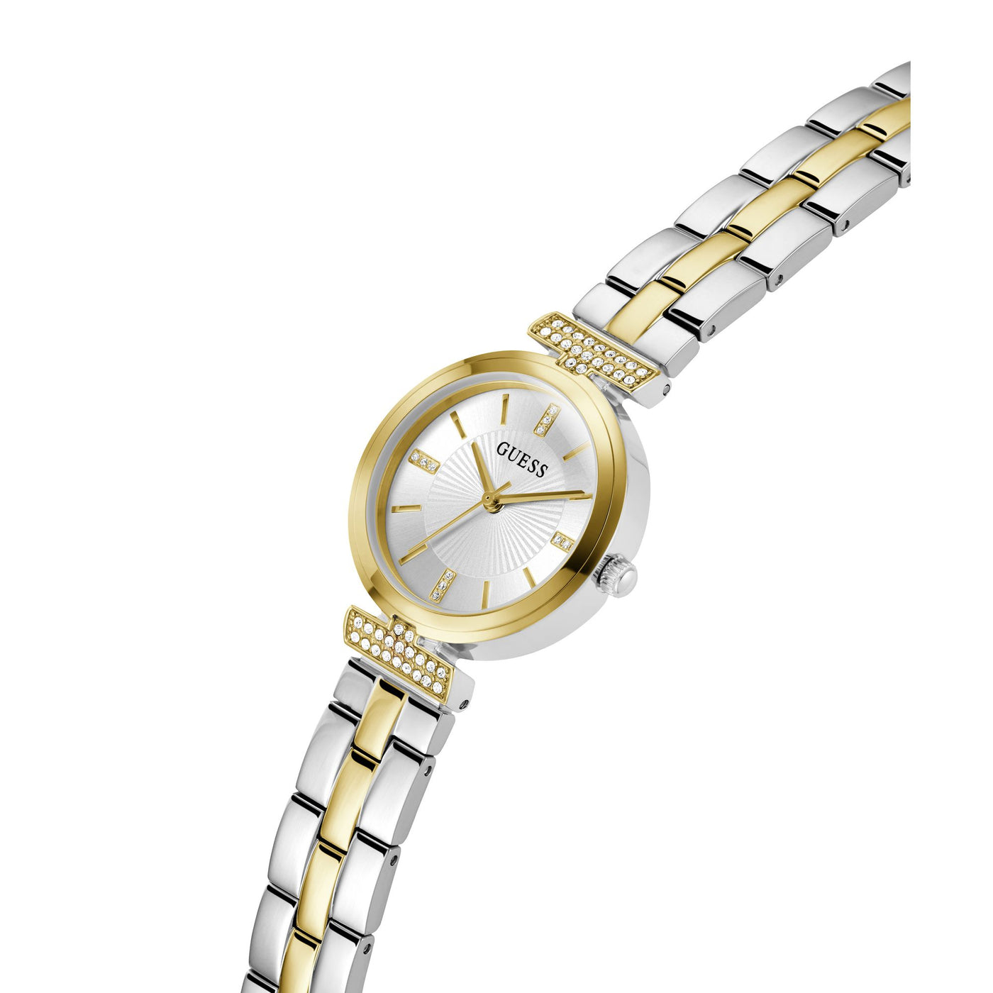 GW0762L5 GUESS | Silver Dial Quartz Analog Watch (Women)