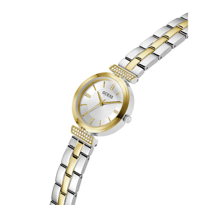 GW0762L5 GUESS | Silver Dial Quartz Analog Watch (Women)