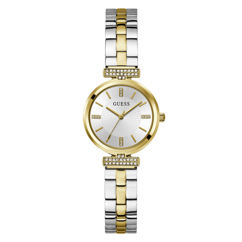 GW0762L5 GUESS | Silver Dial Quartz Analog Watch (Women) - Buy Now at Sai Creations Watches