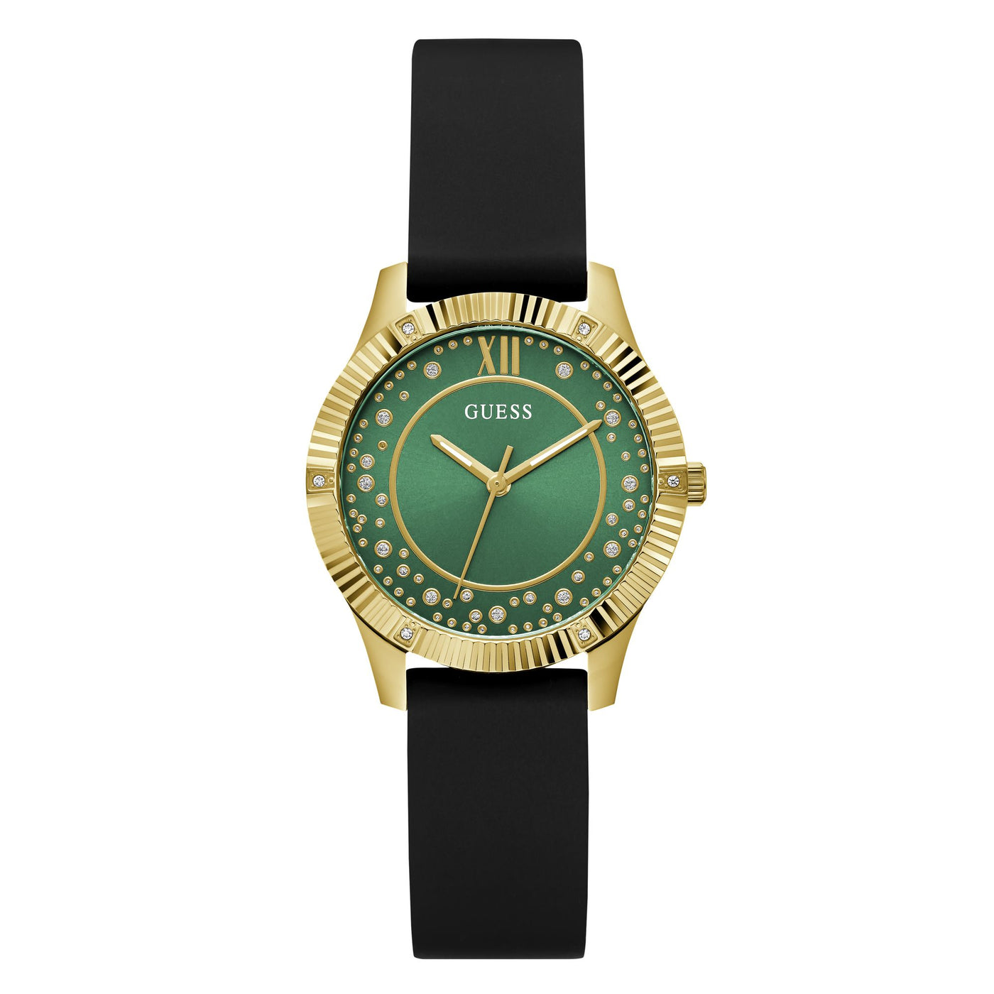 GW0766L3 GUESS | Green Dial Quartz Analog Watch (Women)