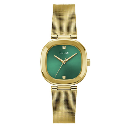 GW0768L2 GUESS | Green Dial Quartz Analog Watch (Women)