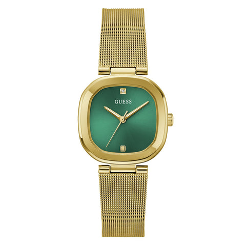 GW0768L2 GUESS | Green Dial Quartz Analog Watch (Women) - Buy Now at Sai Creations Watches