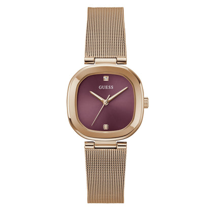 GW0768L3 GUESS | Purple Dial Quartz Analog Watch (Women)