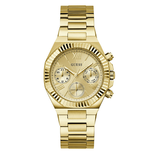 GW0769L2 GUESS | Gold Dial Quartz Analog Watch (Women)