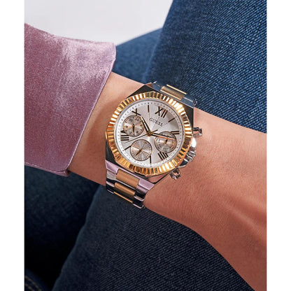 GUESS Quartz Equality Silver Dial Chronograph Women's Watch GW0769L3