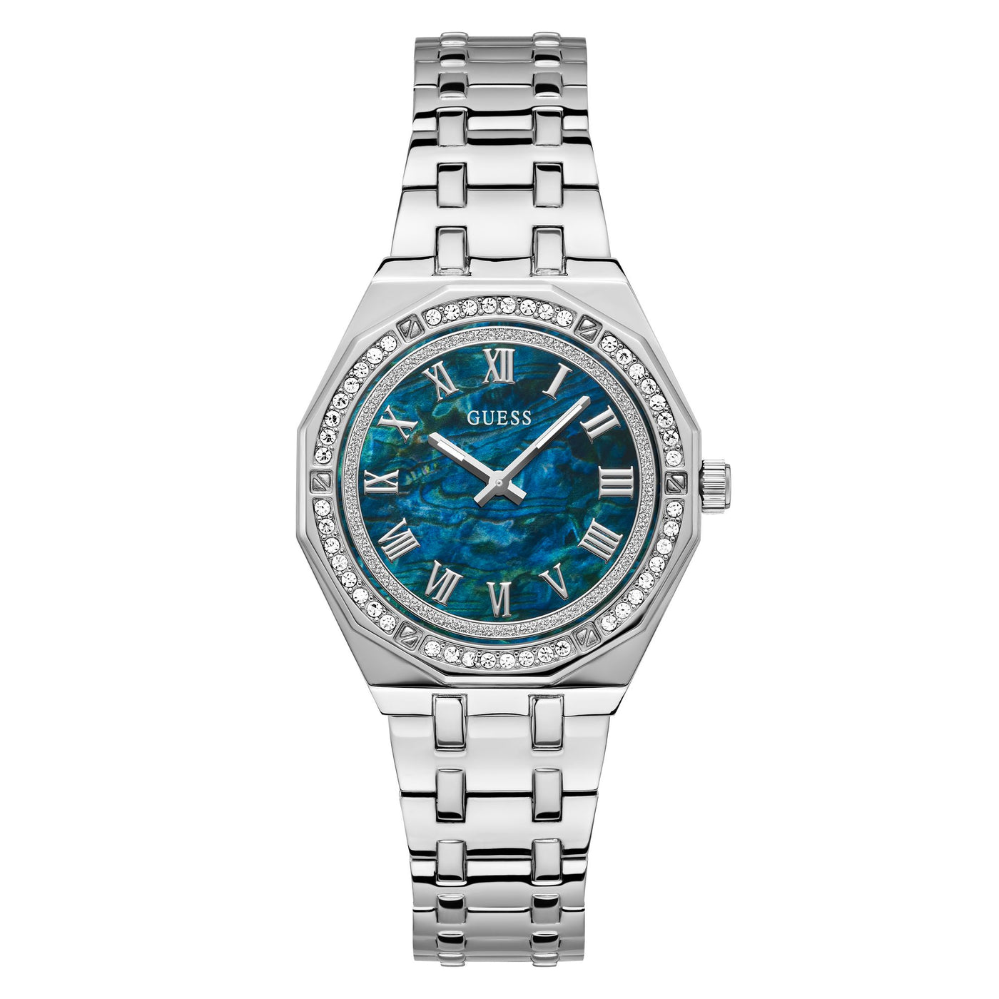 GW0770L1 GUESS | Blue Dial Quartz Analog Watch (Women)