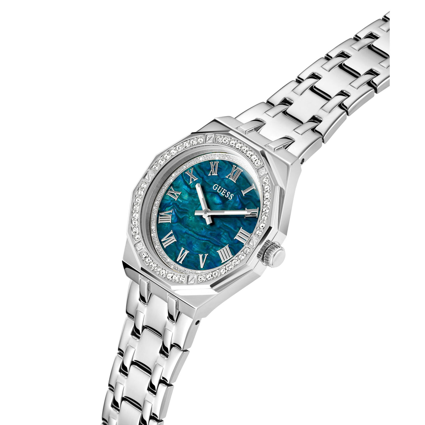 GW0770L1 GUESS | Blue Dial Quartz Analog Watch (Women)