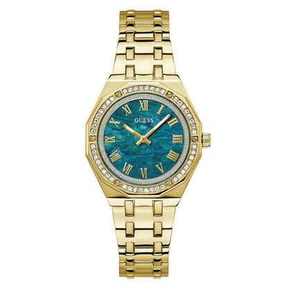 GW0770L2 GUESS | Green Dial Quartz Analog Watch (Women)