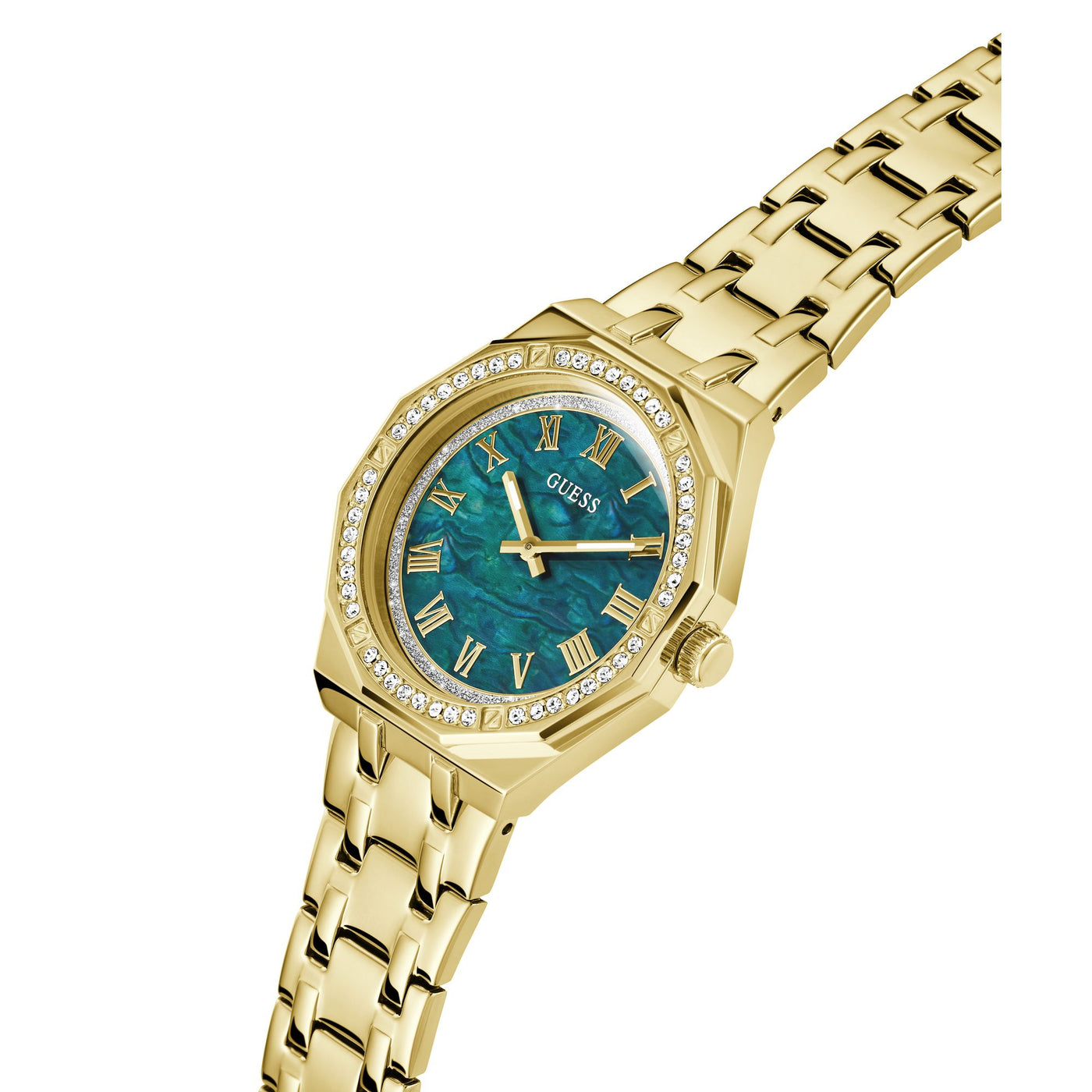 GW0770L2 GUESS | Green Dial Quartz Analog Watch (Women)