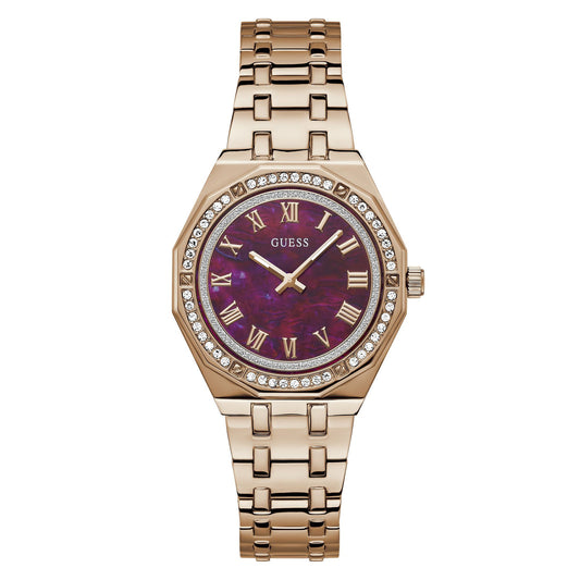 GW0770L3 GUESS | Purple Dial Quartz Analog Watch (Women)