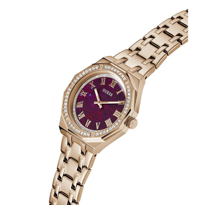 GW0770L3 GUESS | Purple Dial Quartz Analog Watch (Women)