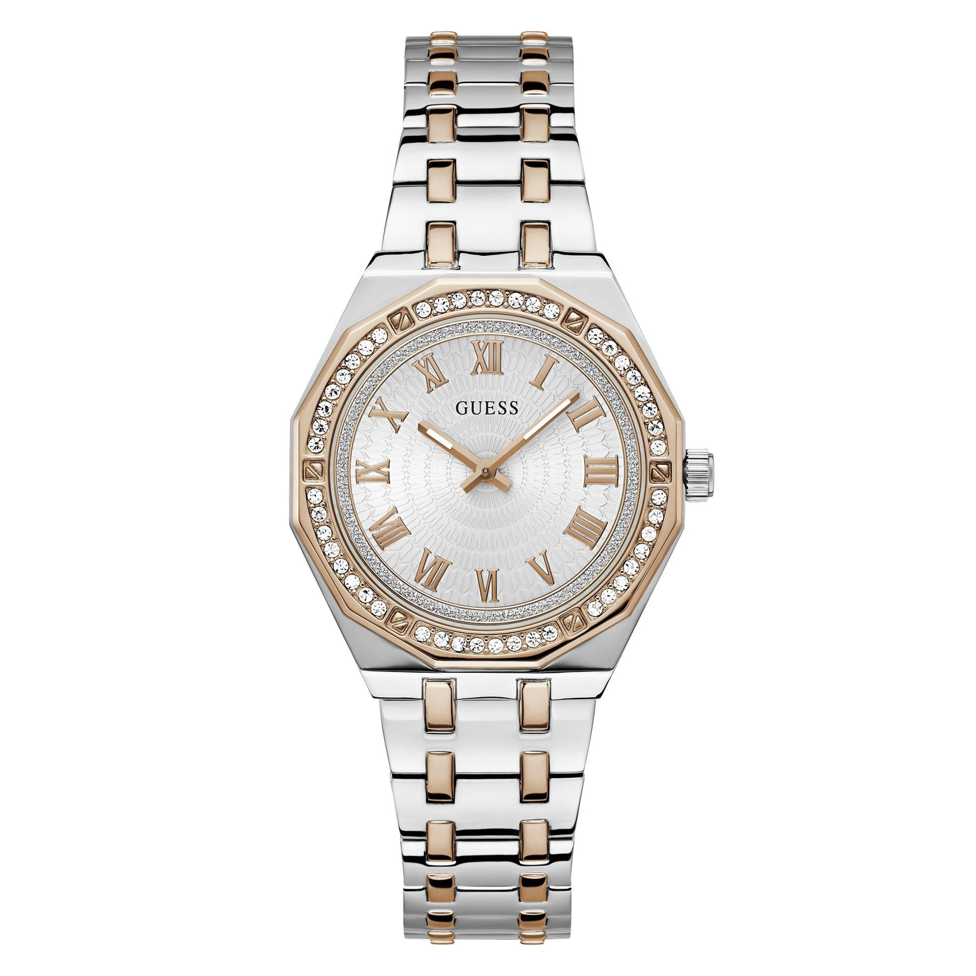 GW0770L5 GUESS | White Dial Quartz Analog Watch (Women)