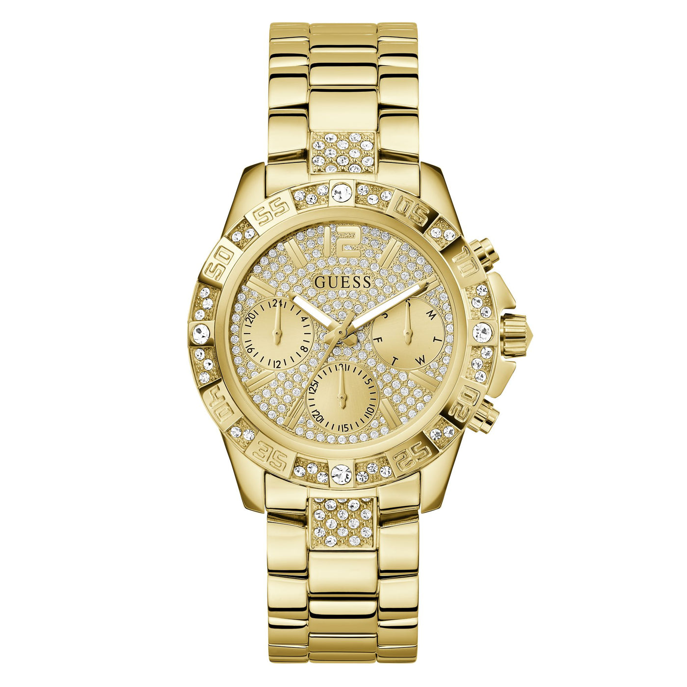 GW0771L2 GUESS | Gold Dial Quartz Analog Watch (Women)