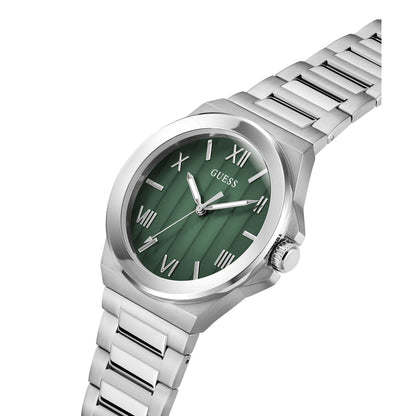 GW0789G1 GUESS | Green Dial Quartz Analog Watch (Men)