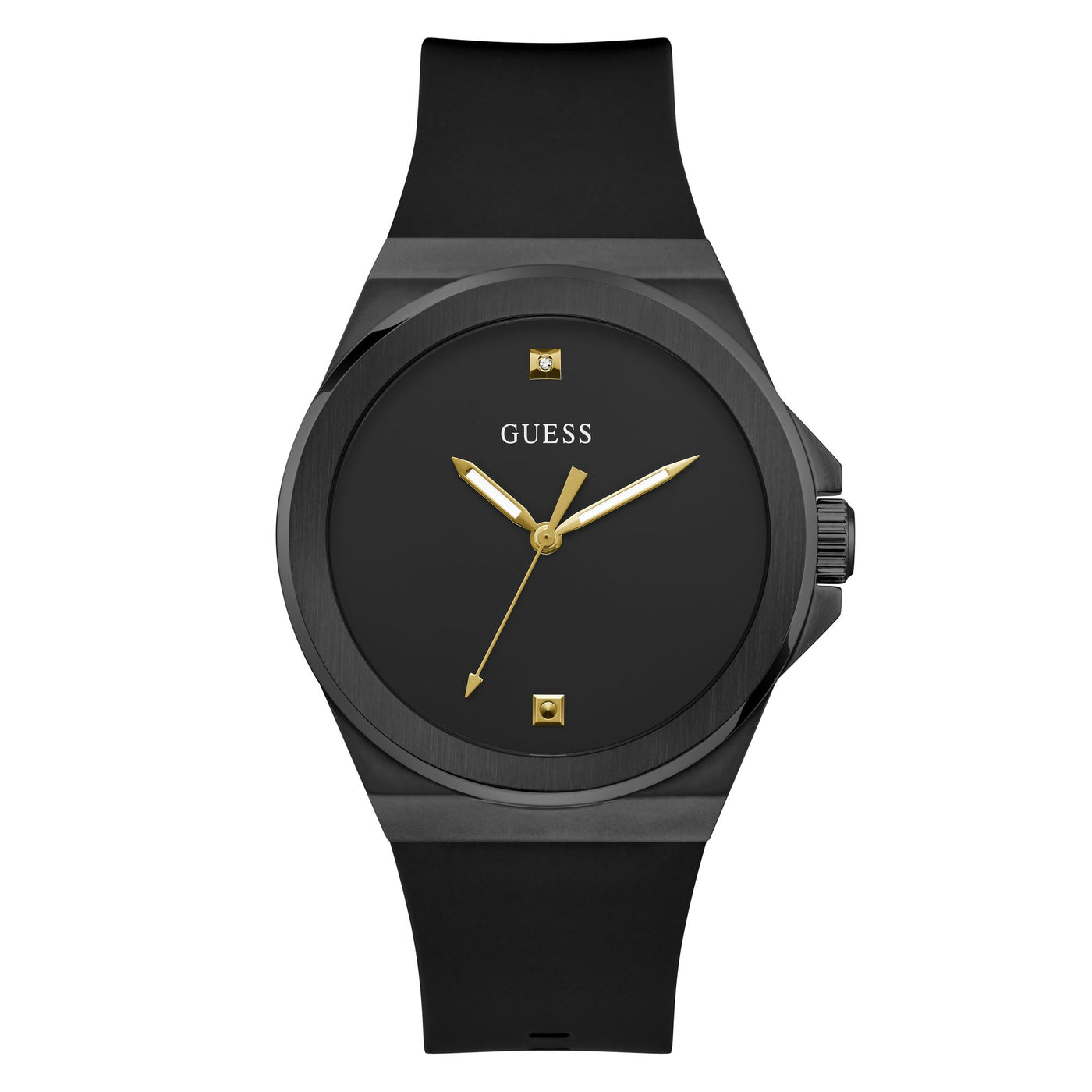 GW0790G2 GUESS | Black Dial Quartz Analog Watch (Men)