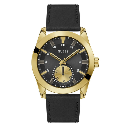 GW0793G2 GUESS | Black Dial Quartz Analog Watch (Men)