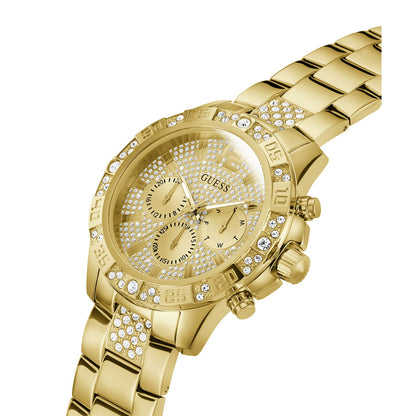 GW0796G2 GUESS | Gold Dial Quartz Analog Watch (Men)