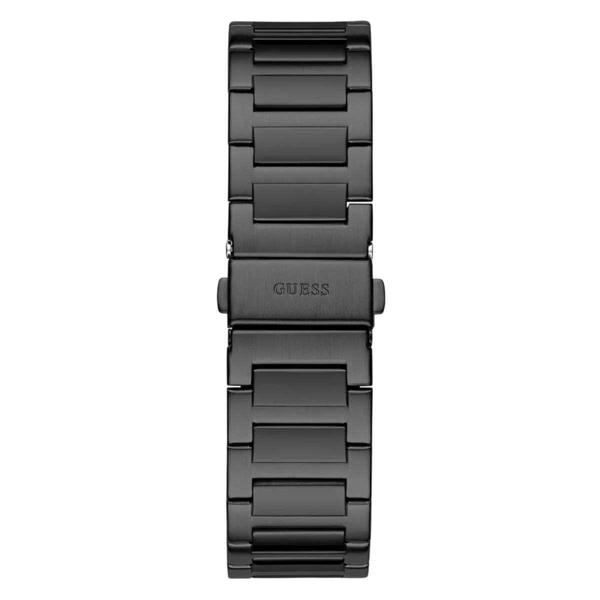 GUESS Vinyl Quartz Black Dial Analog Men's Watch GW0833G2