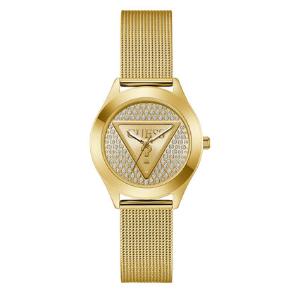 GUESS Quartz Trend Champagne Dial Analog Women's Watch GW0835L2